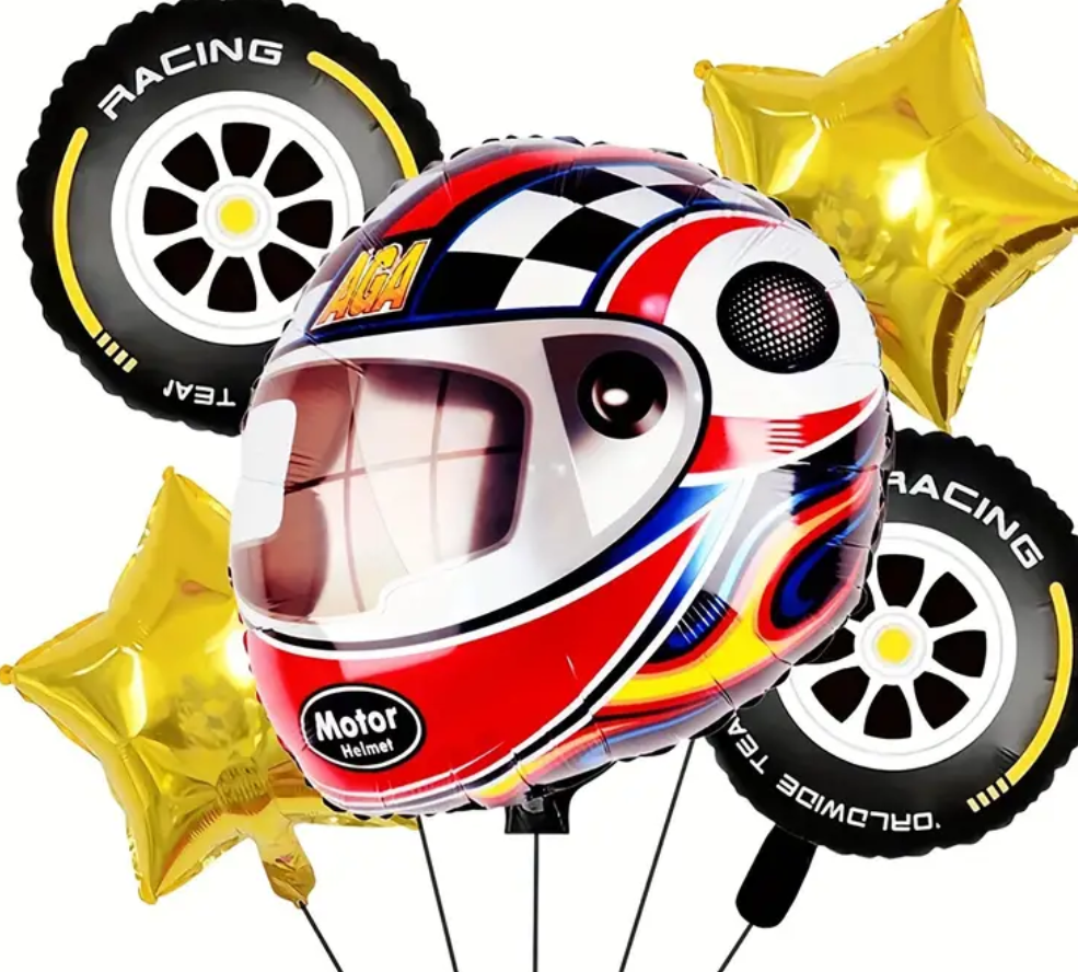 Motorcycle Helmet 5 piece Bouquet