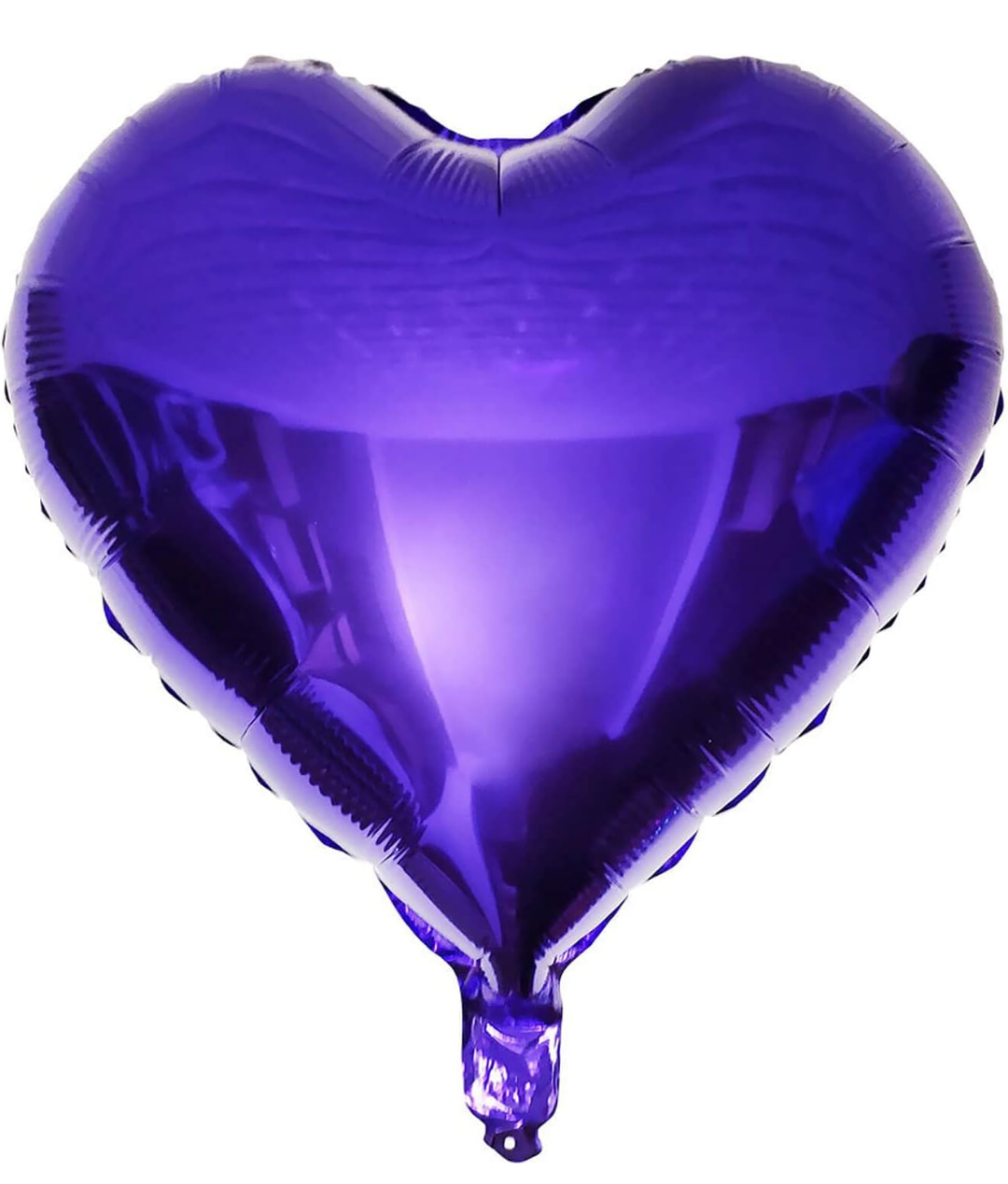 One metallic colored Heart Mylar Balloons.