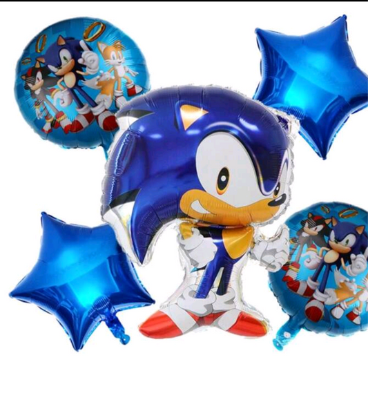 Blue Cartoon Balloon Bouquet