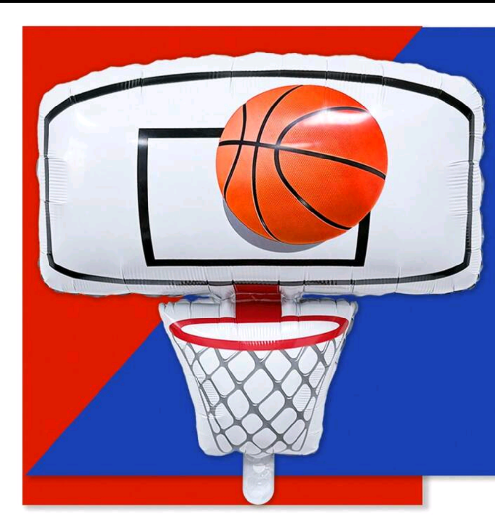 One Mylar Basketball Balloon!
