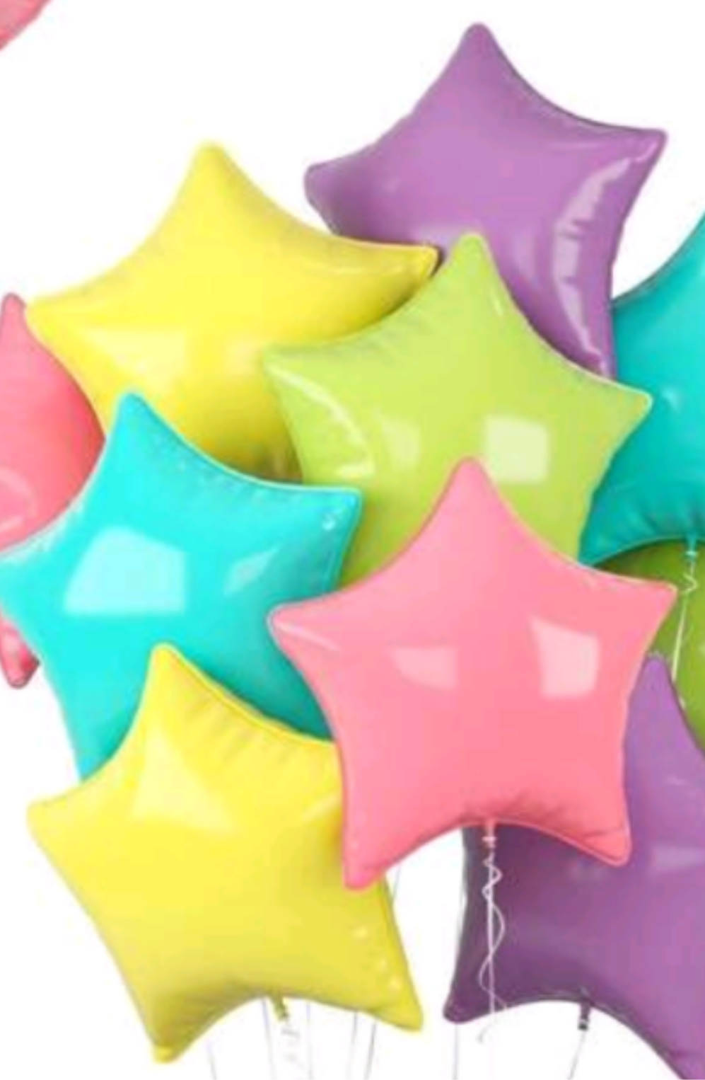 One 18 inch Long Floating Star Mylar Balloons