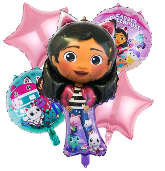 Cartoon Gabe's Doll Balloon Bouquet