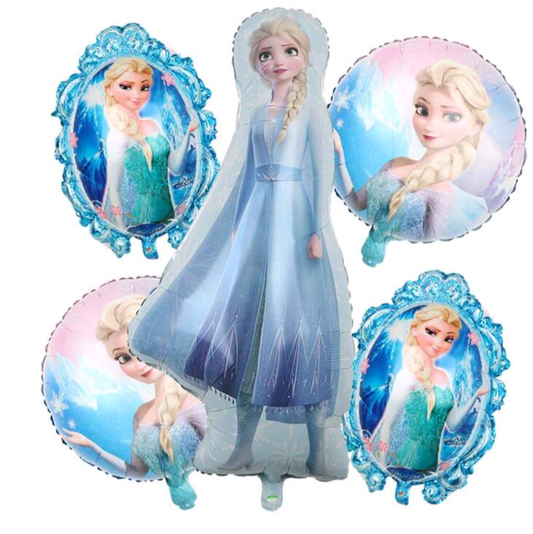 Winter Princess Balloon Bouquet