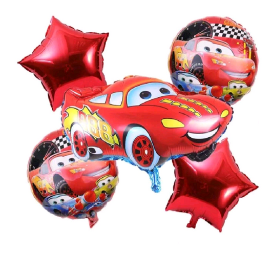 Red Cars Balloon Bouquet