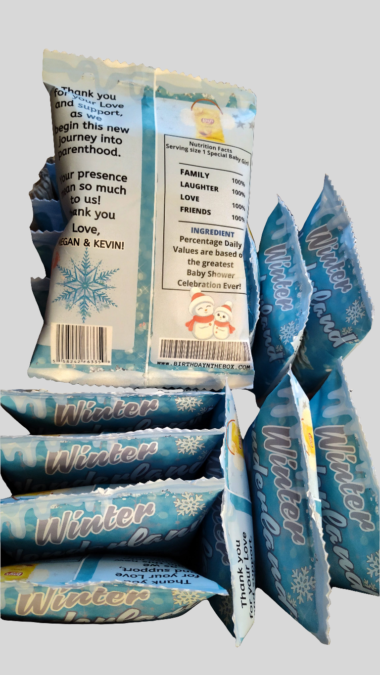 Personalized Snack Bag card!
