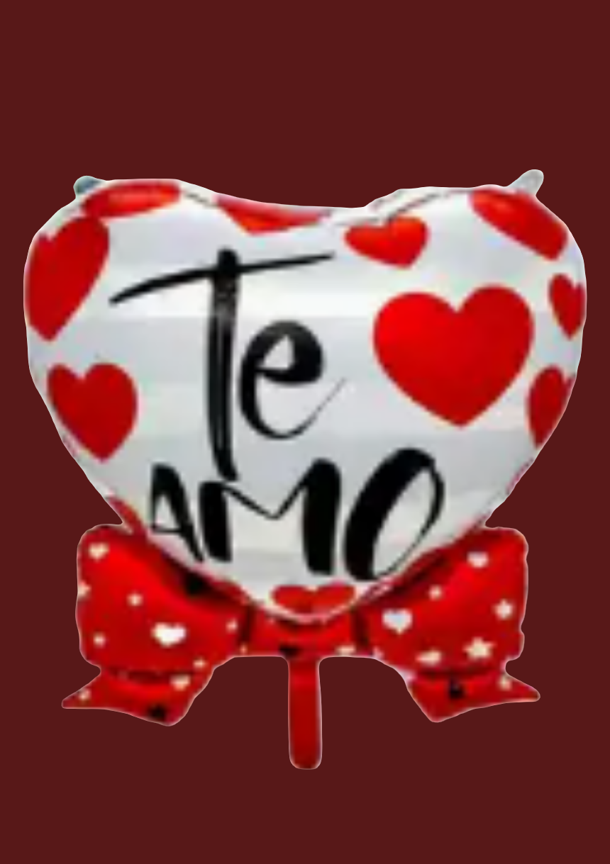 Te Amo Spanish I Love you Mylar!