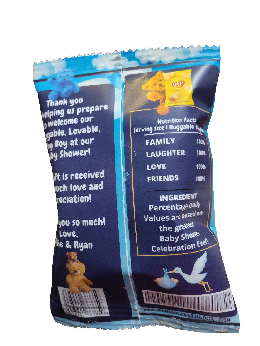 Personalized Snack Bag card!