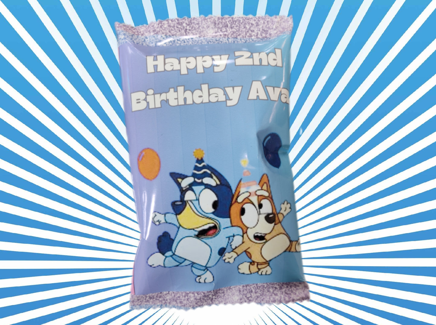 Personalized Snack Bag card!