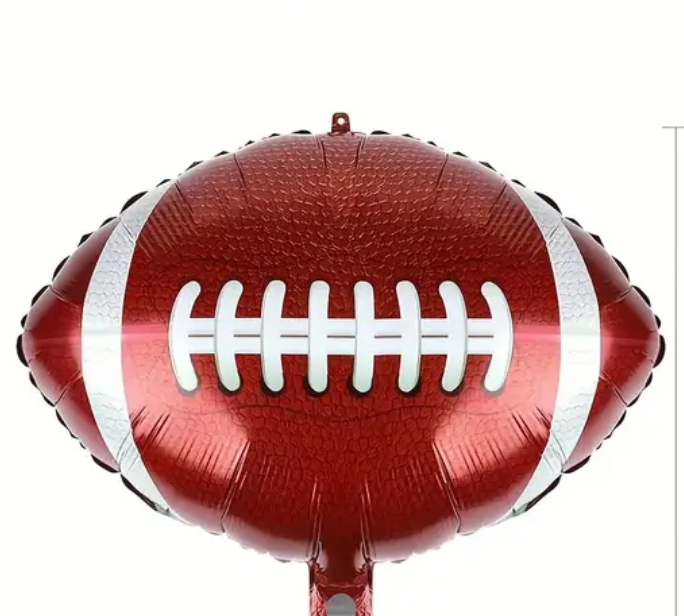 One  Mylar Football balloon!