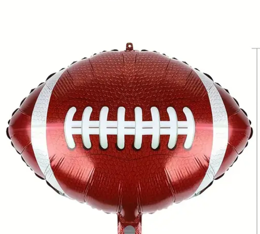 One  Mylar Football balloon!