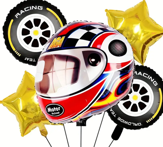 Motorcycle Helmet 5 piece Bouquet