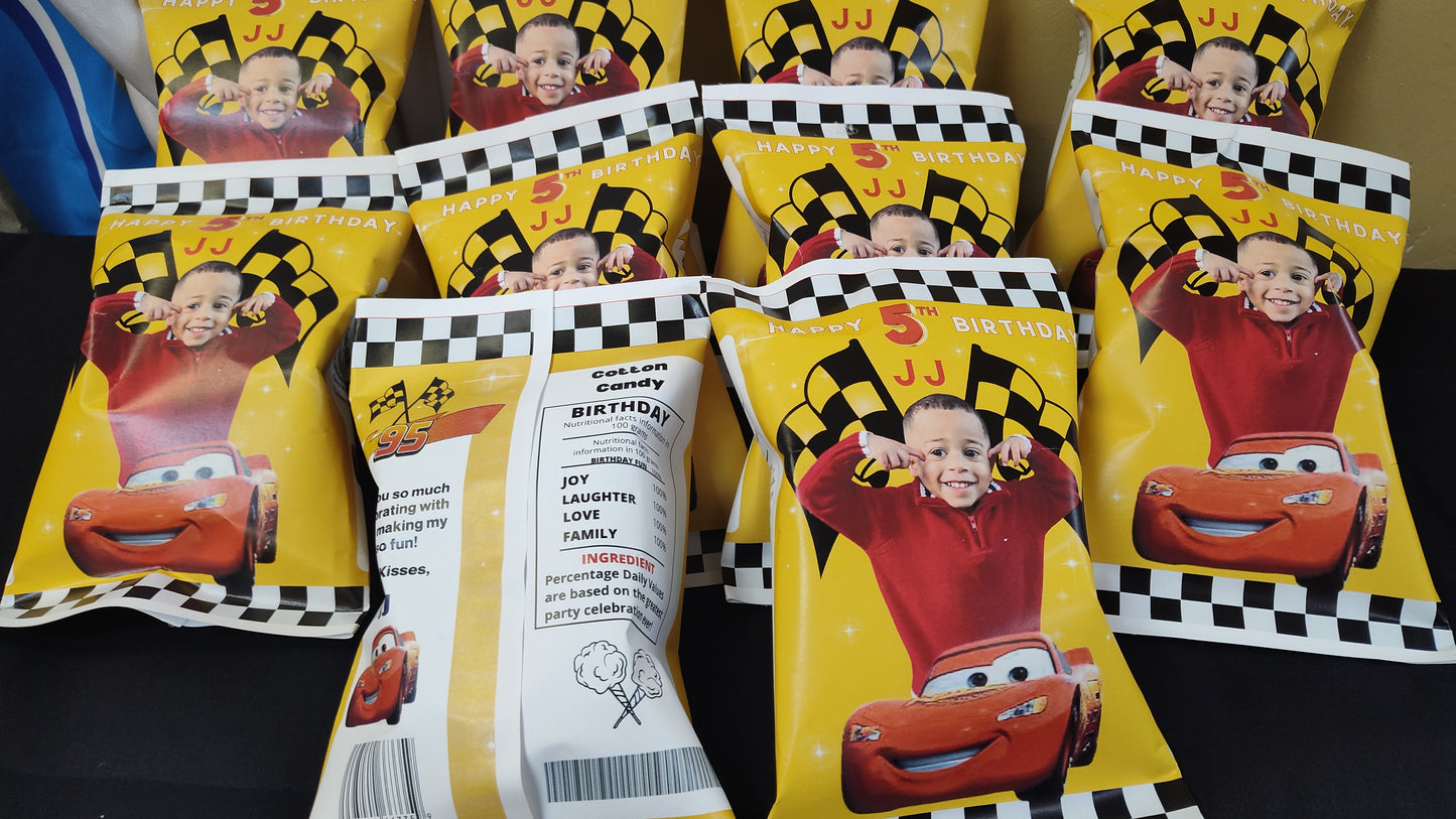 Personalized Snack Bag card!
