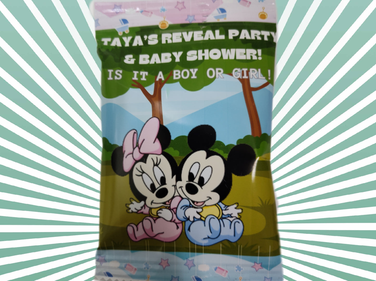 Personalized Snack Bag card!