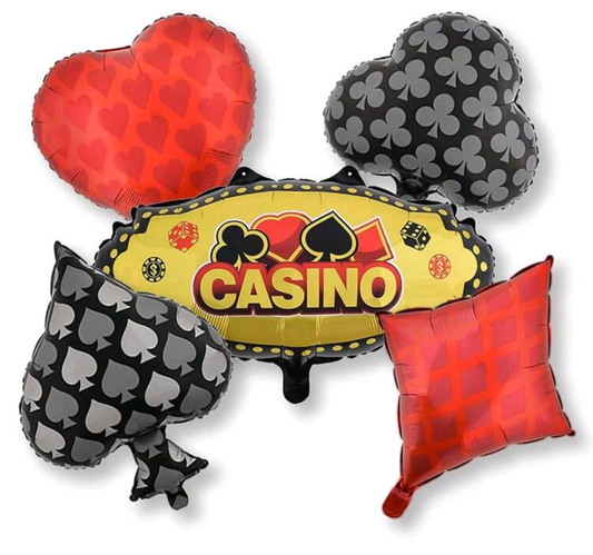 Casino Style 5 piece Bouquet
