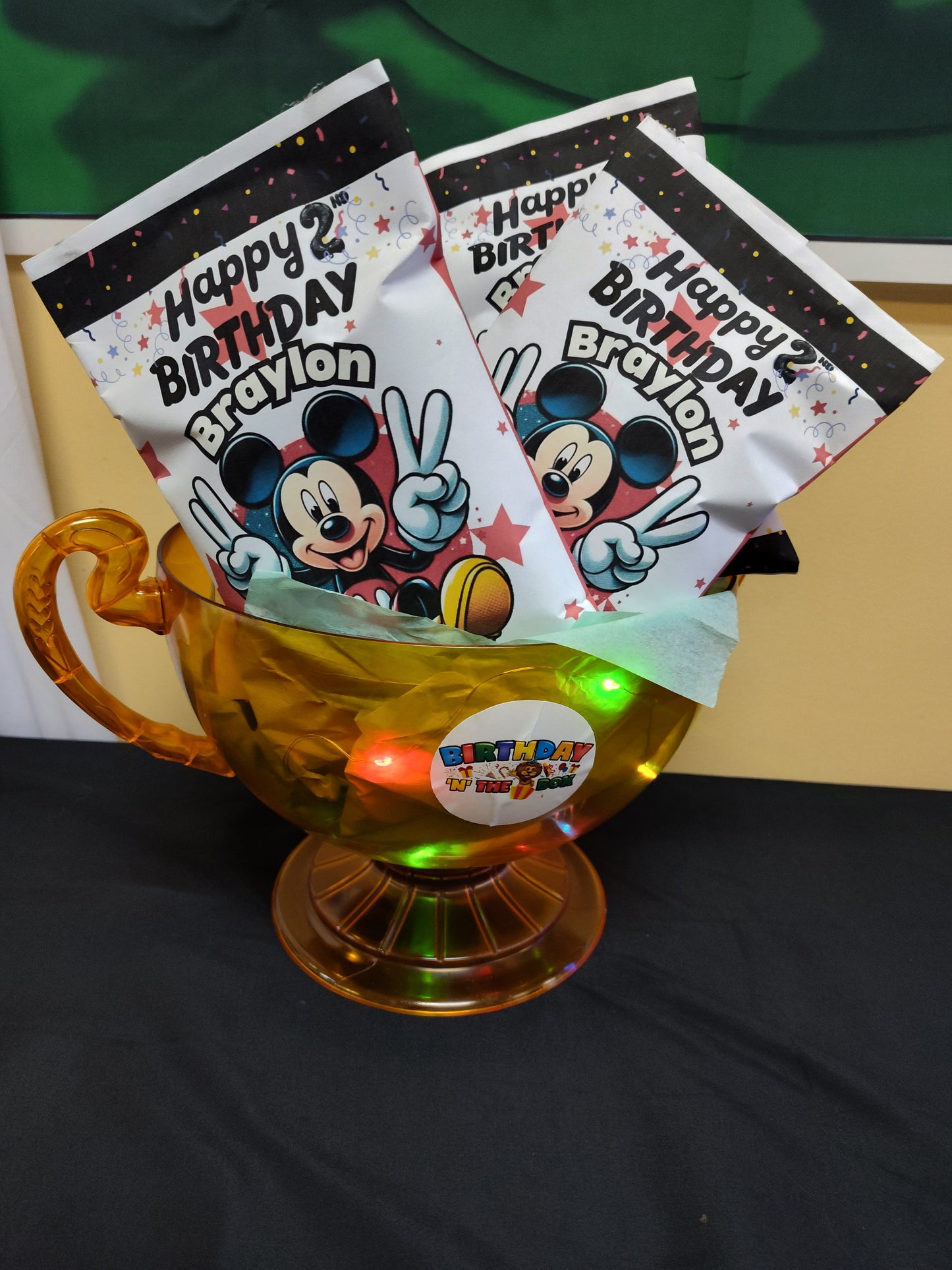 Personalized Snack Bag card!